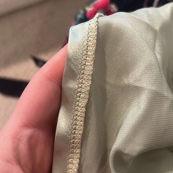 TONIGHT'S THE NIGHT SATIN FORMAL DRESS: SAGE - Picture 7 of 8